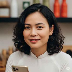 Ngọc Mai, chủ cửa hàng bán lẻ.
